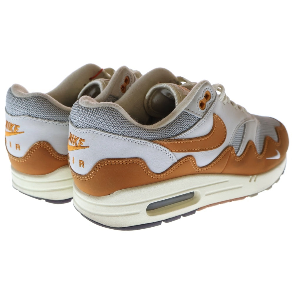 NIKE(ナイキ) ×PATTA AIR MAX 1 MONARCH DH1348-001 パタ エアマックス 1 モナーク ローカットスニーカー グレー/ブラウン US9/27cm