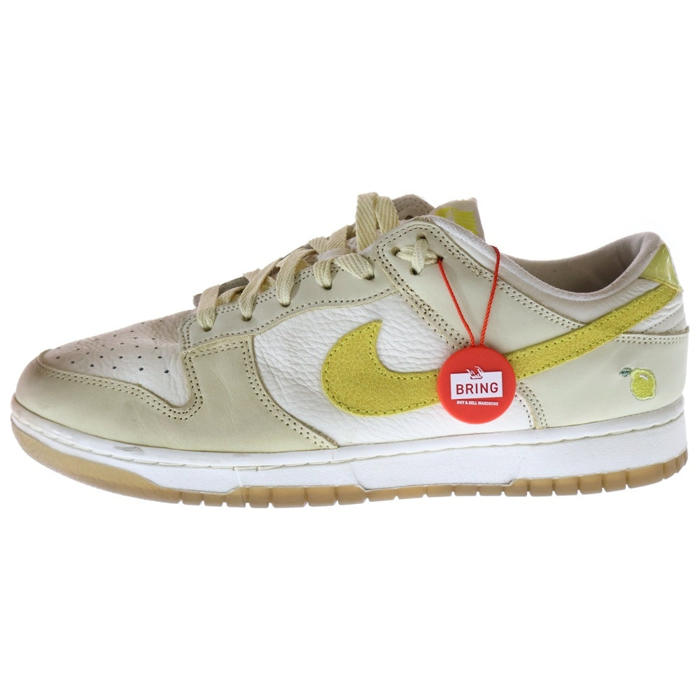 NIKE(ナイキ) WMNS DUNK LOW LEMON DROP DJ6902-700 ウィメンズ ダンクローレモンドロップス ローカットスニーカー イエロー/クリーム US W10.5/27.5cm