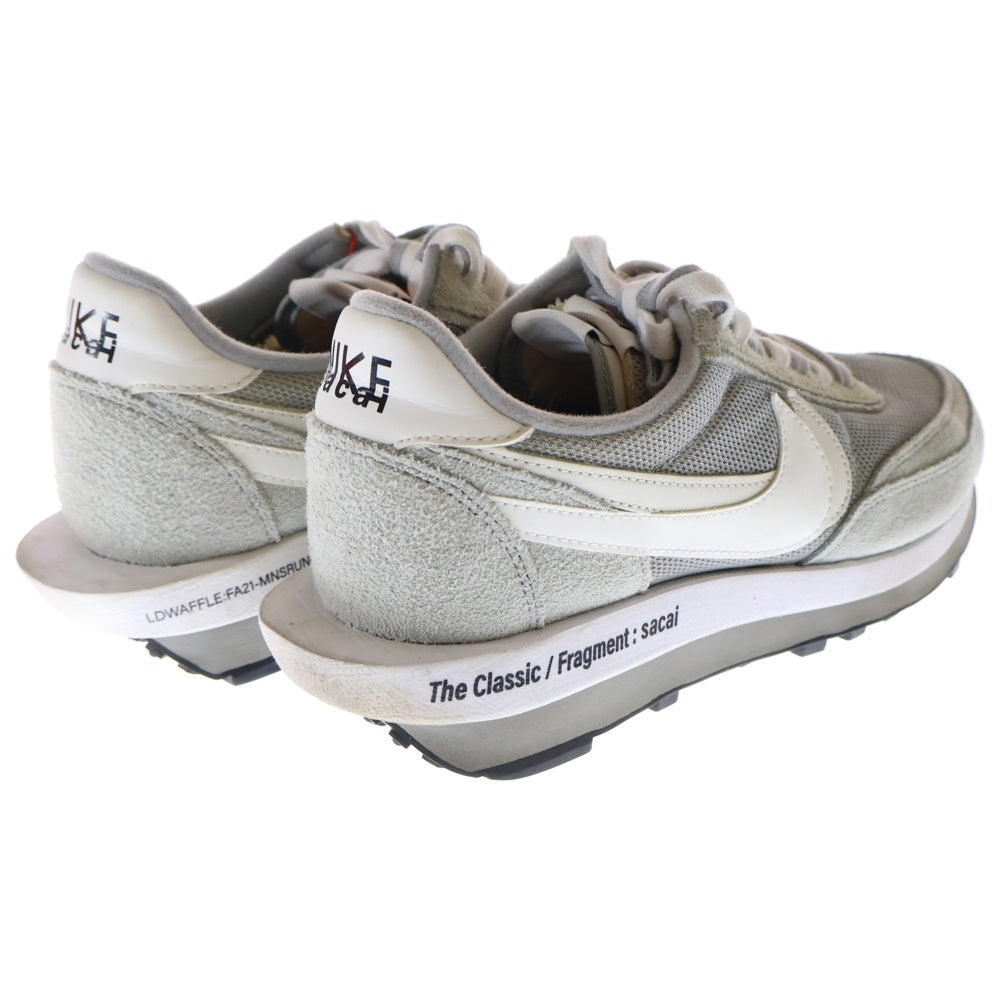 NIKE(ナイキ) ×sacai ×FRAGMENT LD WAFFLE SF DH2684-001 サカイ フラグメント エルディワッフル ローカットスニーカー グレー US9/27cm