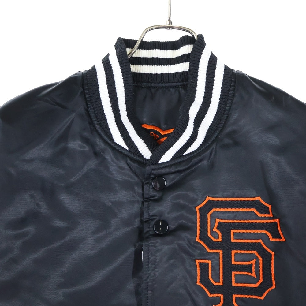 F.C.R.B.(エフシーアールビー) ×FANATICS MLB TOUR ALLTEAM REVERSIBLE メジャーリーグチームスタジャン ワッペン リバーシブル ブラック MM23-SF-1F12