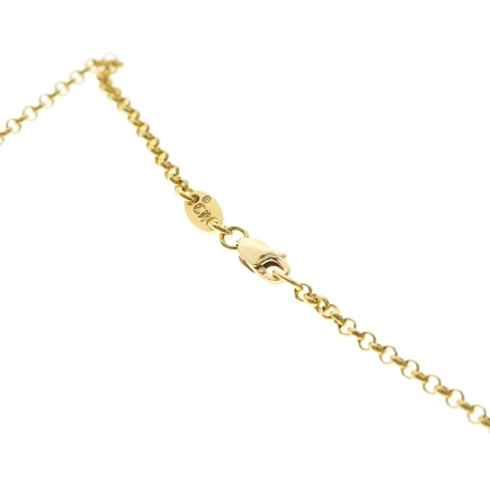 CHROME HEARTS(クロムハーツ) 22K NECKCHAIN R18 ロールチェーンネックレス 18inch ゴールド BCA010