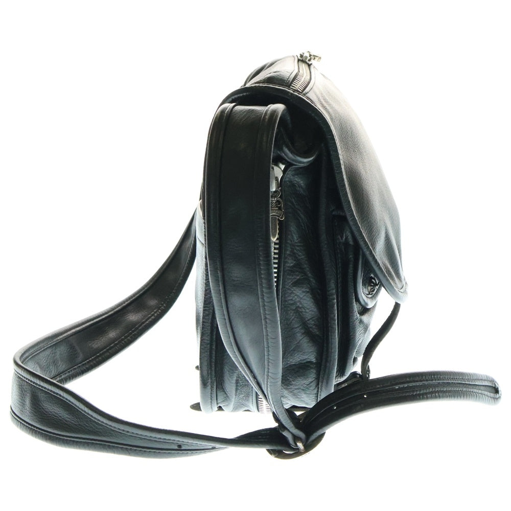 CHROME HEARTS(クロムハーツ) SOFT SHOULDER TINY タイニー ソフト ショルダーバッグ メッセンジャーバッグ ブラック/シルバー