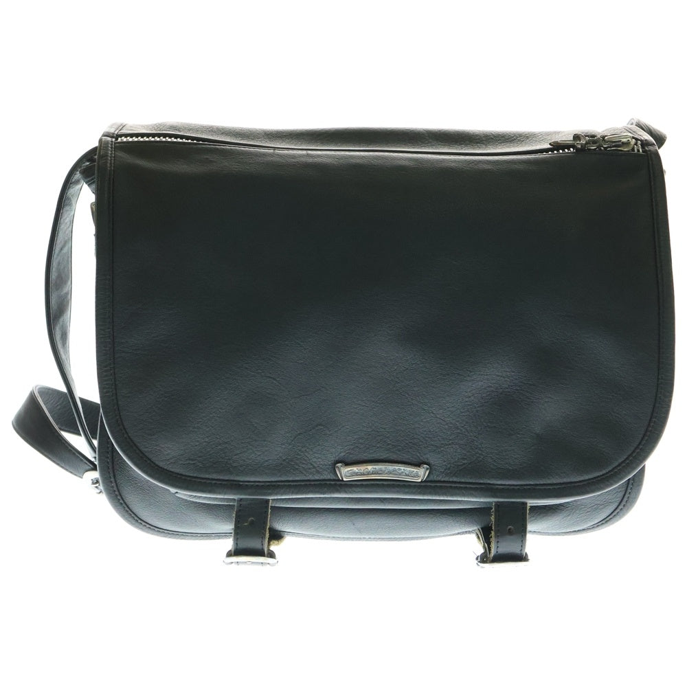 CHROME HEARTS(クロムハーツ) SOFT SHOULDER ソフト ショルダーバッグ メッセンジャーバッグ ブラック/シルバー