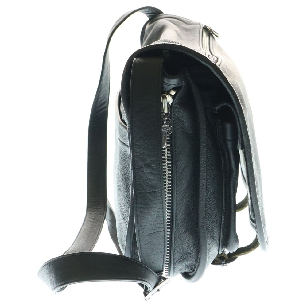 CHROME HEARTS(クロムハーツ) SOFT SHOULDER ソフト ショルダーバッグ メッセンジャーバッグ ブラック/シルバー
