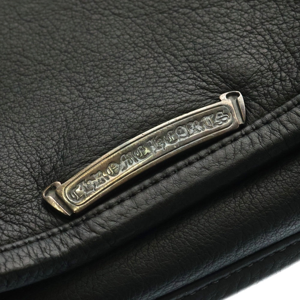 CHROME HEARTS(クロムハーツ) SOFT SHOULDER ソフト ショルダーバッグ メッセンジャーバッグ ブラック/シルバー