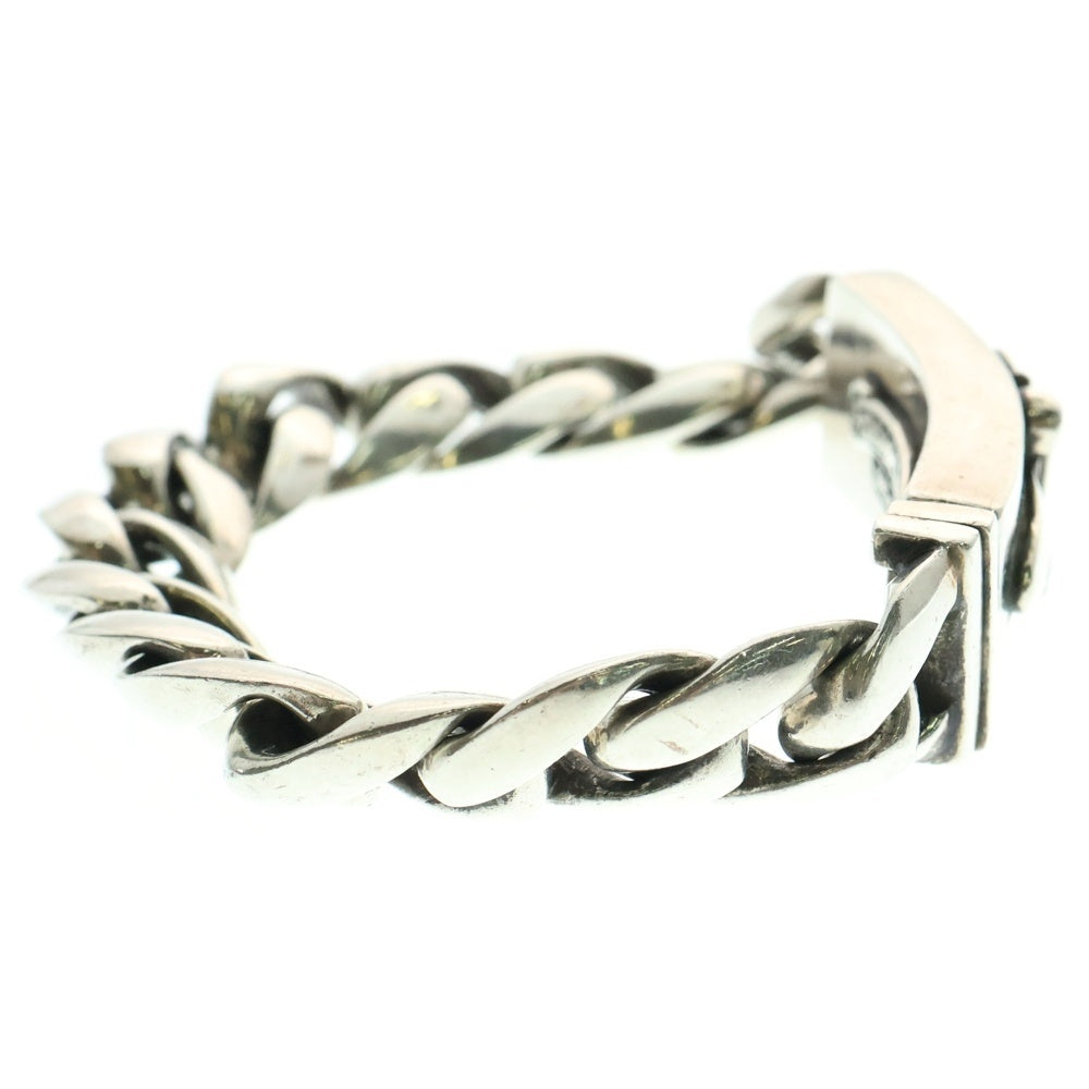 CHROME HEARTS(クロムハーツ) ID DAGGER ダガーIDクラシックリンクブレスレット 12LINK シルバー BCA156