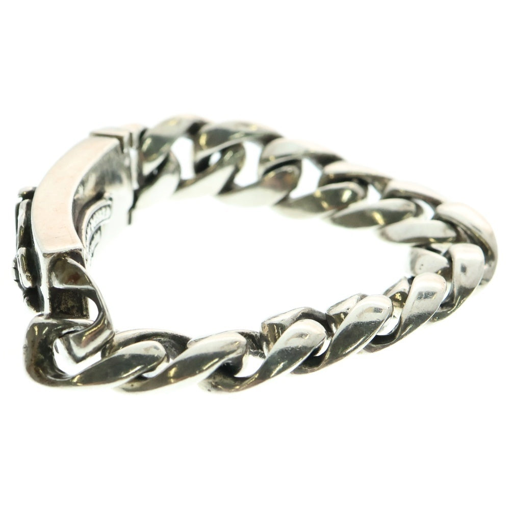CHROME HEARTS(クロムハーツ) ID DAGGER ダガーIDクラシックリンクブレスレット 12LINK シルバー BCA156