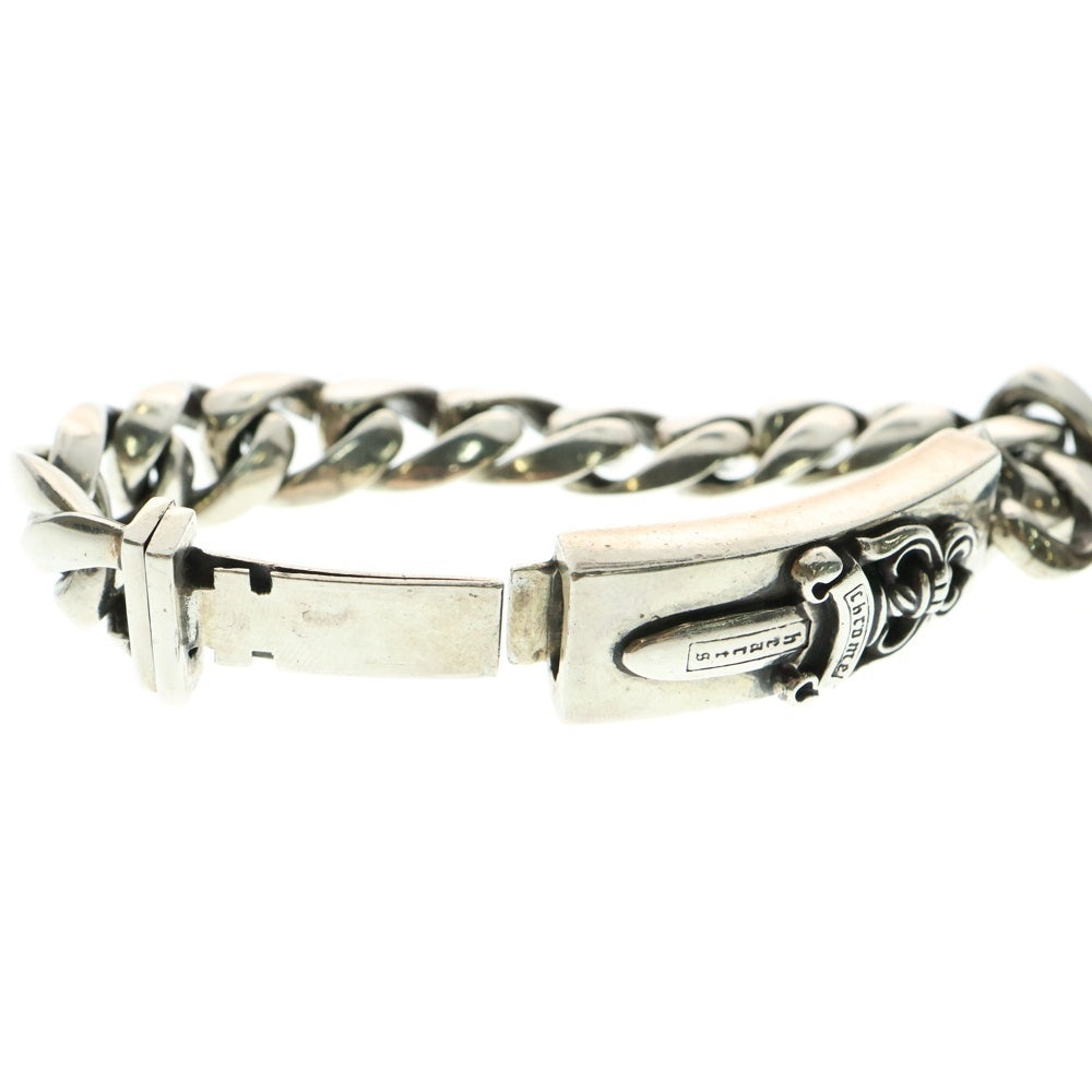 CHROME HEARTS(クロムハーツ) ID DAGGER ダガーIDクラシックリンクブレスレット 12LINK シルバー BCA156