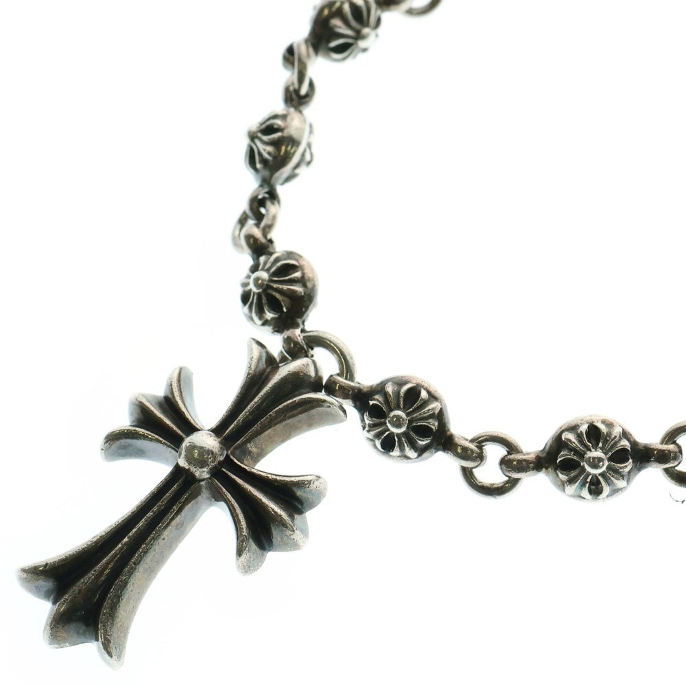 CHROME HEARTS(クロムハーツ) #1 CRSBL CHN SML CH SCRS クロスボールチェーンスモールCHクロス ネックレス シルバー