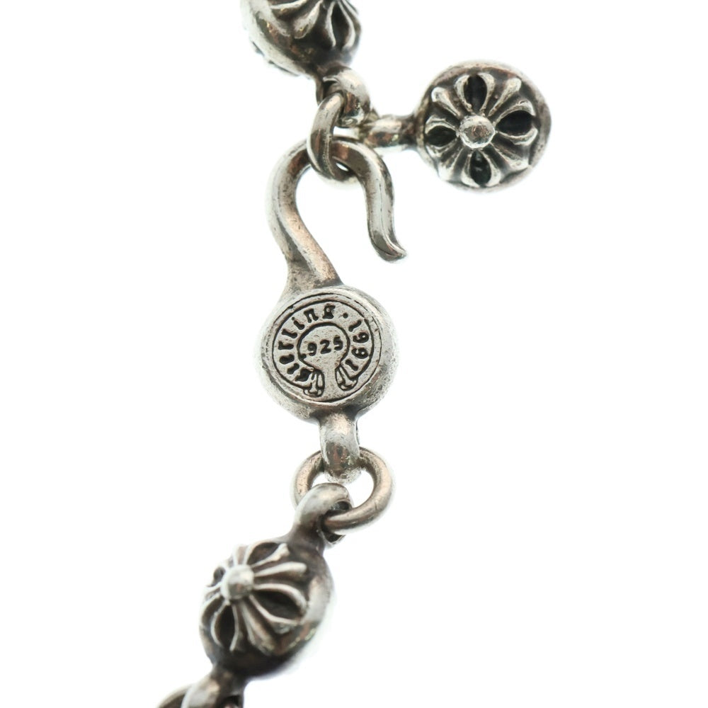 CHROME HEARTS(クロムハーツ) #1 CRSBL CHN SML CH SCRS クロスボールチェーンスモールCHクロス ネックレス シルバー