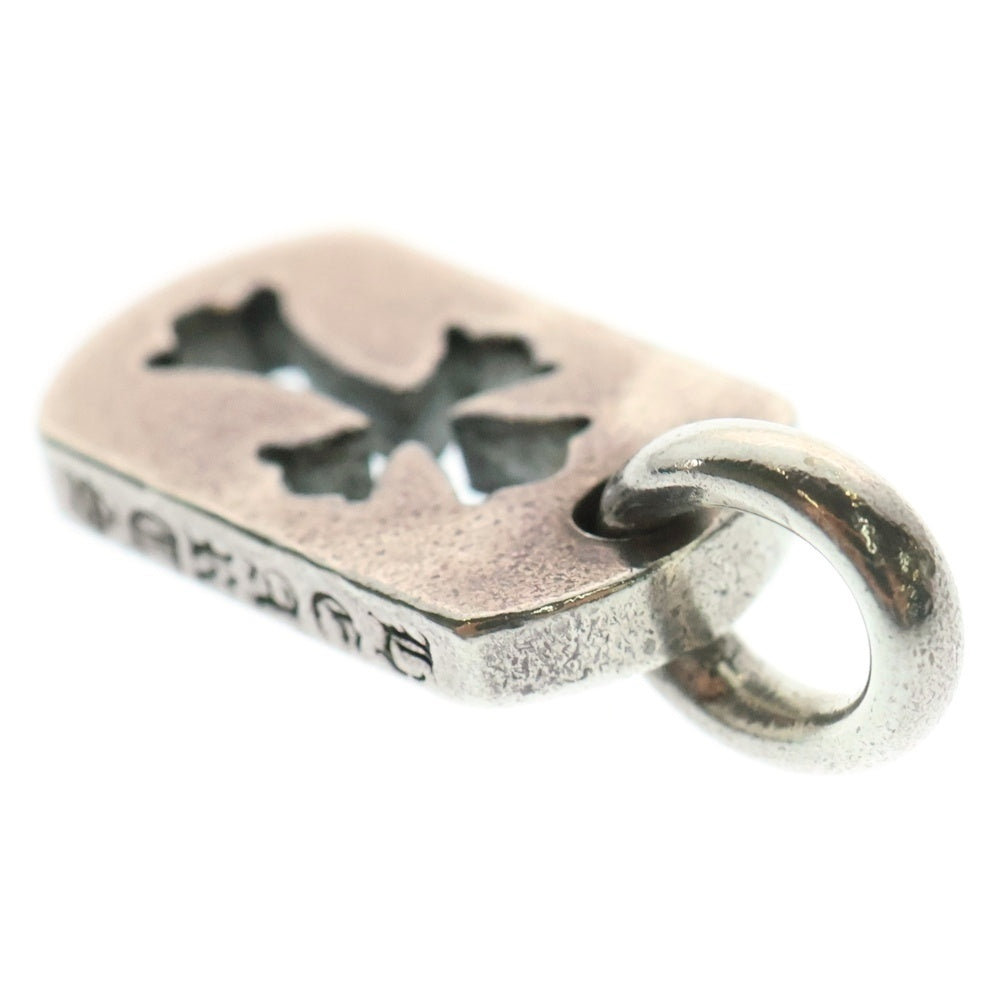 CHROME HEARTS(クロムハーツ) DT TNY CO CRS タイニーカットアウトクロスドッグタグ チャーム ペンダントトップ シルバー BCA252
