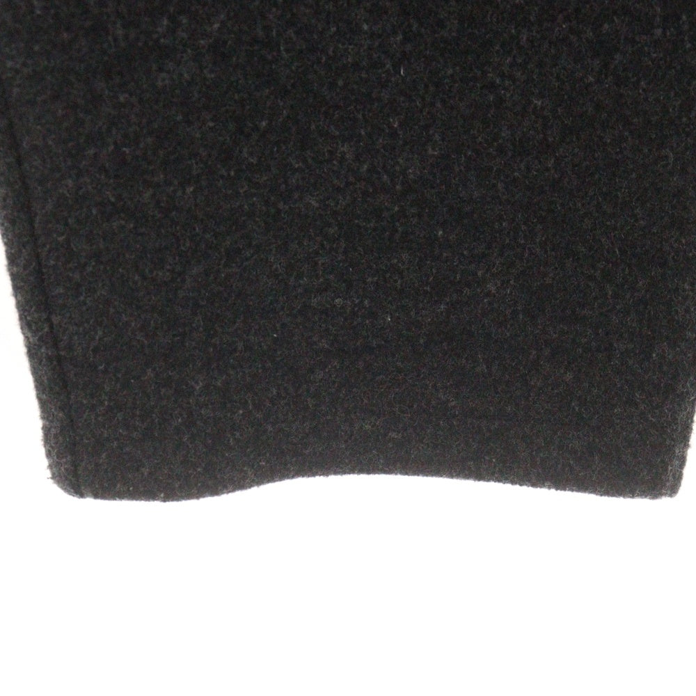 BATONER(バトナ―) W-FACE FLUFFY PANTS Black Wフェイス 圧縮ウールパンツ ブラック BN-21FM-040