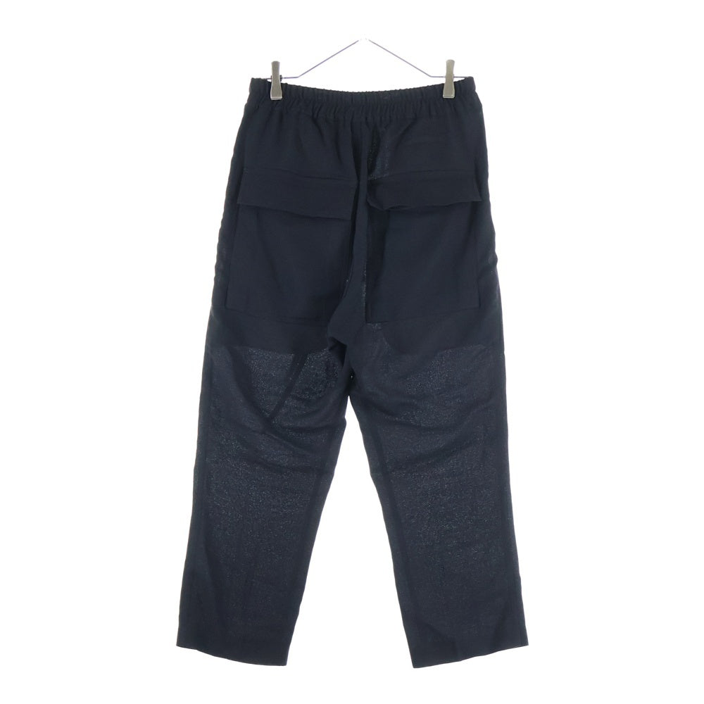 Rick Owens(リックオウエンス) 20AW ドローストリングクロップドパンツ スラックス ブラック RU20F3397-WE