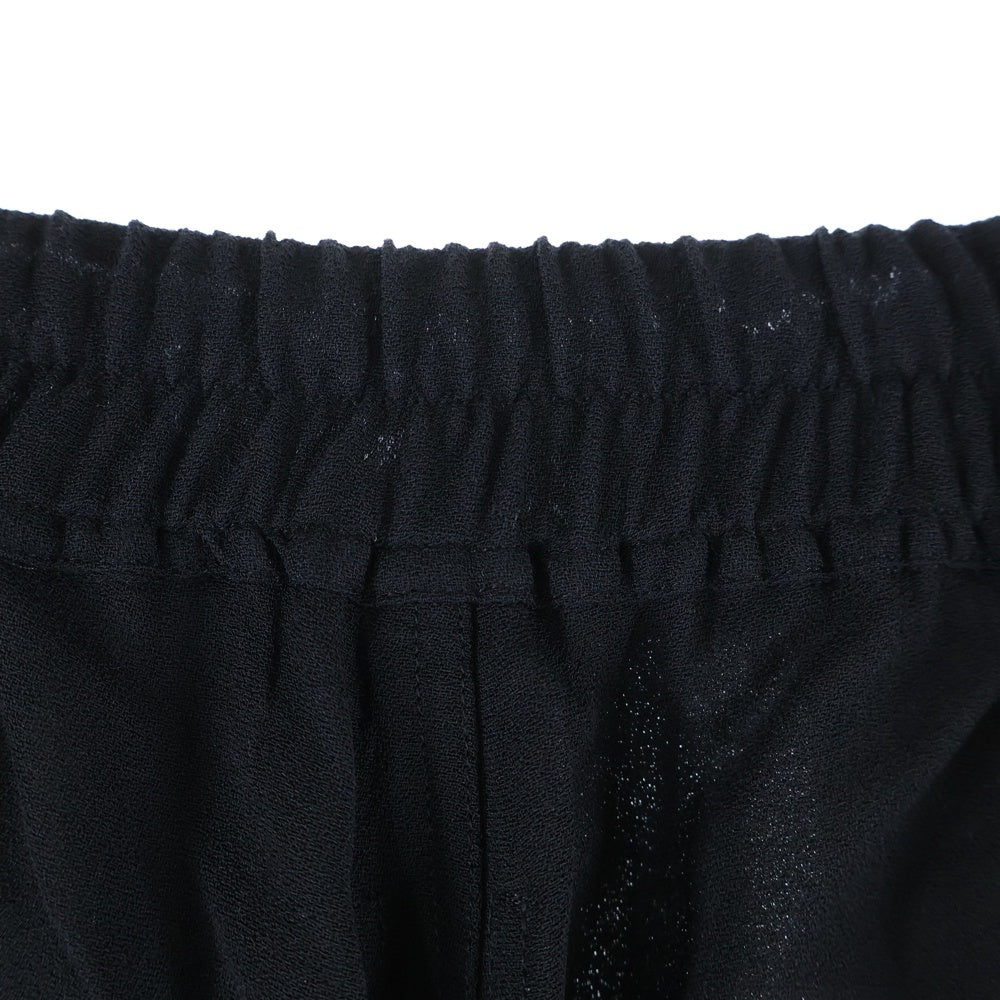 Rick Owens(リックオウエンス) 20AW ドローストリングクロップドパンツ スラックス ブラック RU20F3397-WE