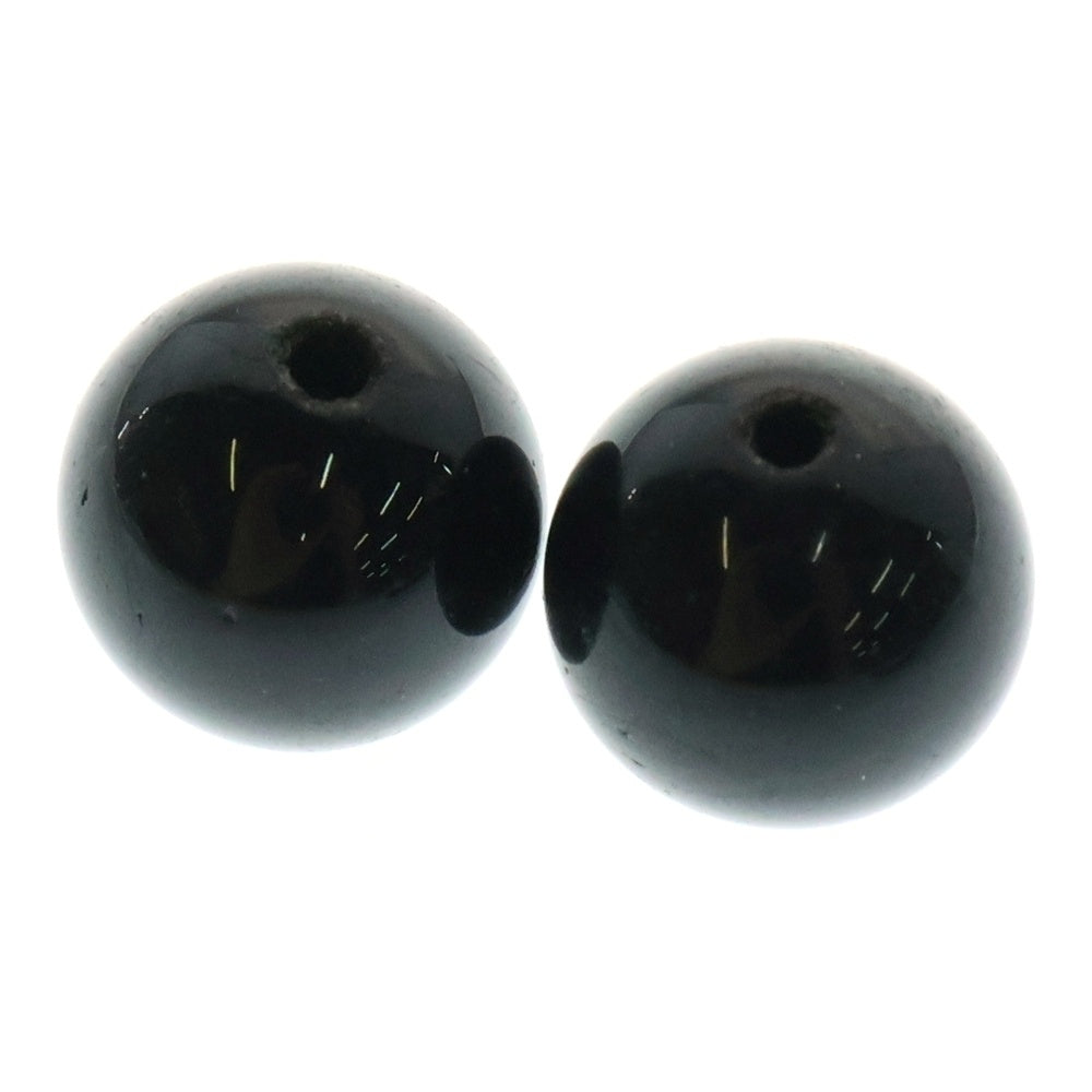 CHROME HEARTS(クロムハーツ) 10mm BEAD CHロゴボール 10mmビーズブレスレット ブラック/シルバー