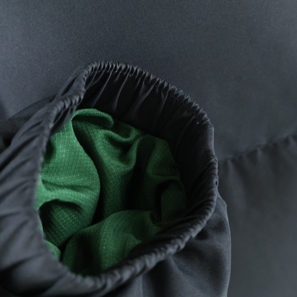 LACOSTE(ラコステ) バックステッチ ショートダウンジャケット ブラック BH4484