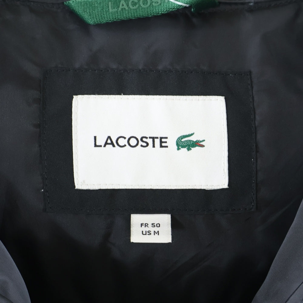 LACOSTE(ラコステ) バックステッチ ショートダウンジャケット ブラック BH4484