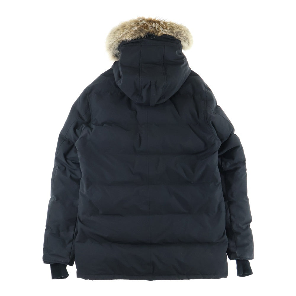 CANADA GOOSE(カナダグース) BLACK LABELCARSON PARKA ブラックレーベル カーソンパーカー コヨーテファー付き フーデッド ナイロン ダウンジャケット ブラック 3805MB