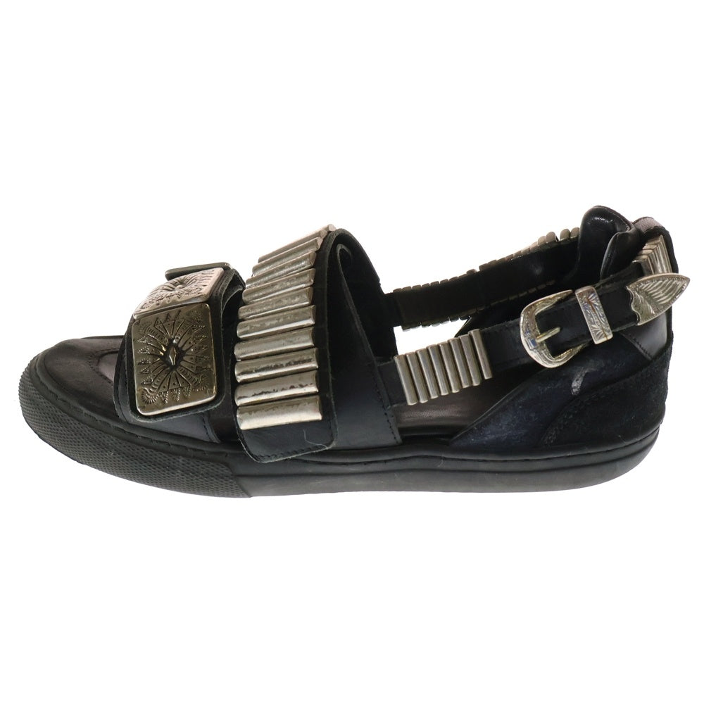 TOGA PULLA(トーガ プルラ) METAL SNEAKER SANDALS メタルスニーカーサンダル ブラック