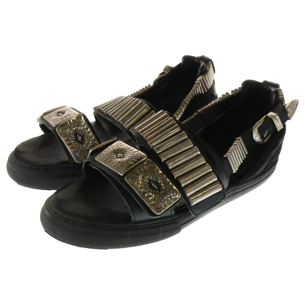 TOGA PULLA(トーガ プルラ) METAL SNEAKER SANDALS メタルスニーカーサンダル ブラック