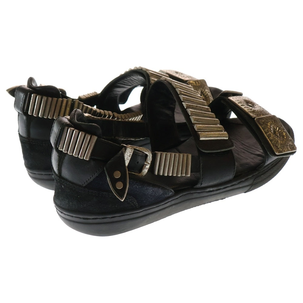 TOGA PULLA(トーガ プルラ) METAL SNEAKER SANDALS メタルスニーカーサンダル ブラック