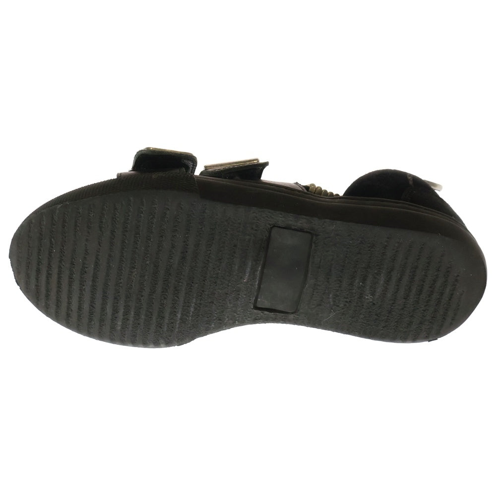 TOGA PULLA(トーガ プルラ) METAL SNEAKER SANDALS メタルスニーカーサンダル ブラック