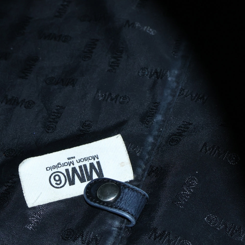 MM6 Maison Margiela(エムエムシックスメゾンマルジェラ) JAPANESE BAG エコレザー ジャパニーズバッグ ハンドバッグ ブラック S54WD0039 P4313