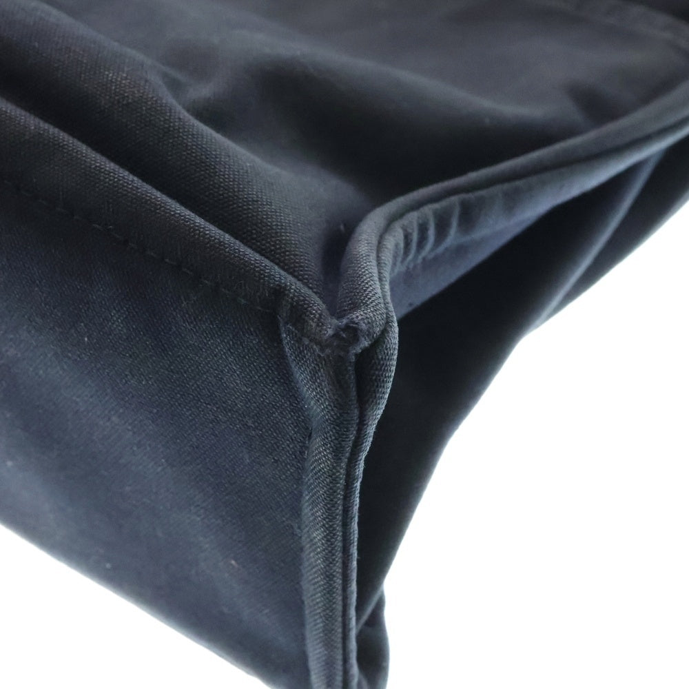 HERMES(エルメス) フールトゥ MM キャンパスハンドバッグ ネイビー