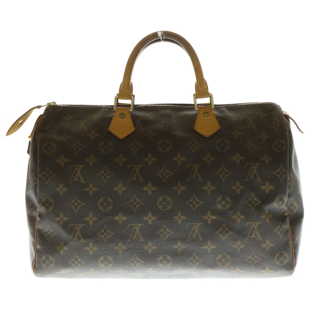 LOUIS VUITTON(ルイヴィトン) スピーディー35 モノグラムハンドバッグ カデナ付き 90年製 ブラウン