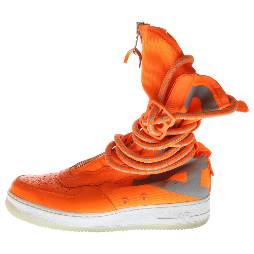 NIKE(ナイキ) SF AIR FORCE 1 HIGH TOTAL ORENGE AA1128-800 SFエアフォース1ハイ トータルオレンジ ハイカットスニーカー オレンジ US11/29cm