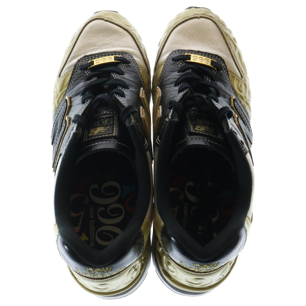 New Balance(ニューバランス) ×FRANCK MULLER フランクミュラー ローカットスニーカーシューズ ゴールド US7.5/25.5cm CM996FMG