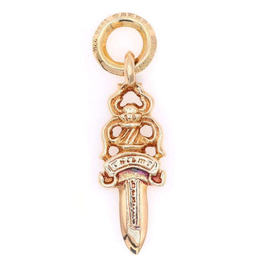 CHROME HEARTS(クロムハーツ) 22K #5DAGGER #5ダガーチャーム ペンダントトップ ゴールド