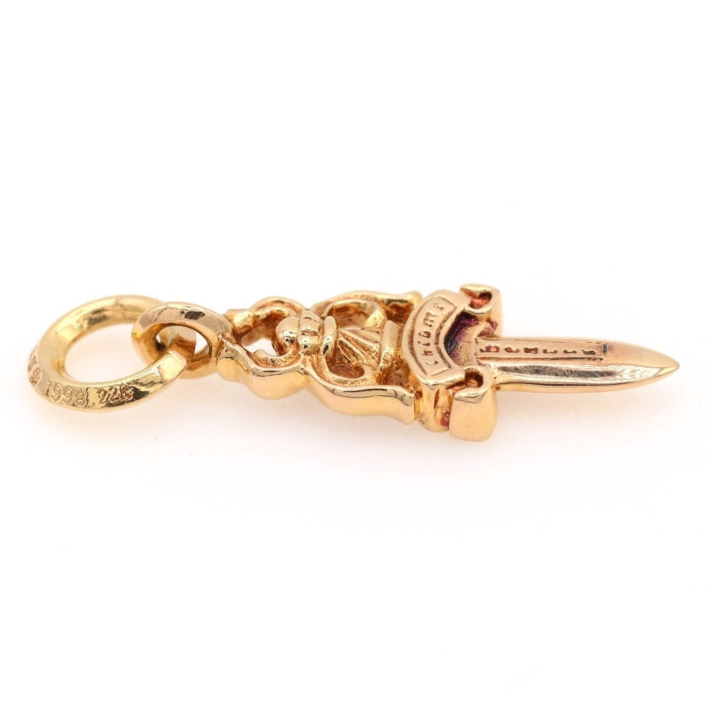 CHROME HEARTS(クロムハーツ) 22K #5DAGGER #5ダガーチャーム ペンダントトップ ゴールド