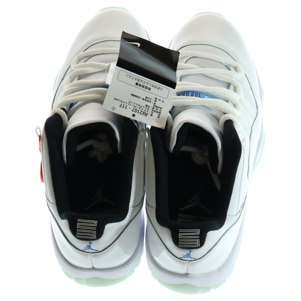 NIKE(ナイキ) AIR JORDAN 11 RETRO LOW LEGEND BLUE AV2187-117 エアジョーダン11 レトロ レジェンドブルー ローカットスニーカー ホワイト/ブルー US9/27cm