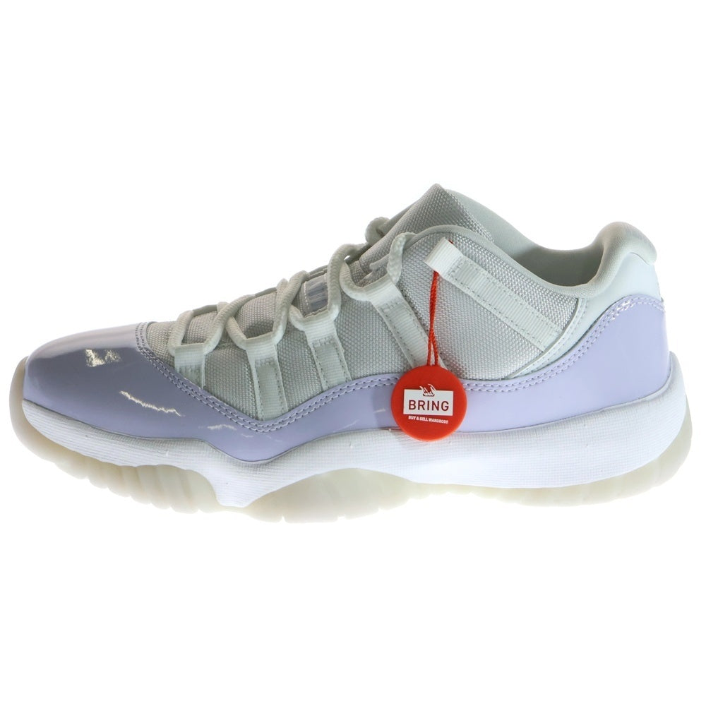 NIKE(ナイキ) WMNS AIR JORDAN 11 RETRO LOW PURE VIOLET AH7860-101 エアジョーダン11 レトロ ピュアヴァイオレット ローカットスニーカー ホワイト/パープル US10/27cm