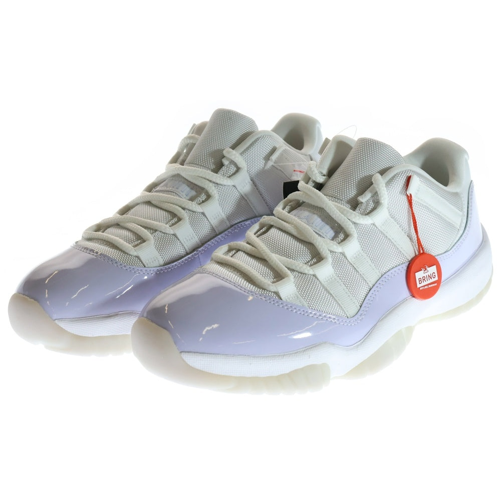 NIKE(ナイキ) WMNS AIR JORDAN 11 RETRO LOW PURE VIOLET AH7860-101 エアジョーダン11 レトロ ピュアヴァイオレット ローカットスニーカー ホワイト/パープル US10/27cm