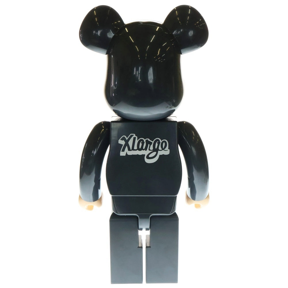 MEDICOM TOY(メディコムトイ) BE@RBRICK XLARGE LITTLE FRIEND BLACK 1000% ベアブリック エクストララージ リトルフレンド フィギュア グレー