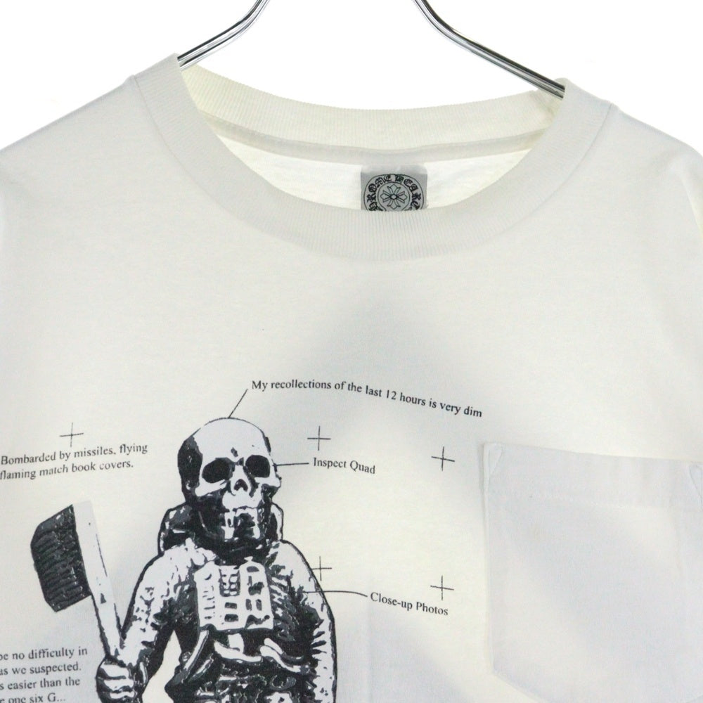 CHROME HEARTS(クロムハーツ) FOTI L/S TEE フォティ ペペ プリント長袖Tシャツ カットソー ホワイト