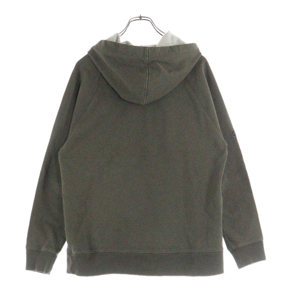 CHROME HEARTS(クロムハーツ) GRP Y NOT PLOV Hoodie ワイノット ヴァーティカルロゴ/ダガー刺繍 スウェットプルオーバーパーカー カーキ