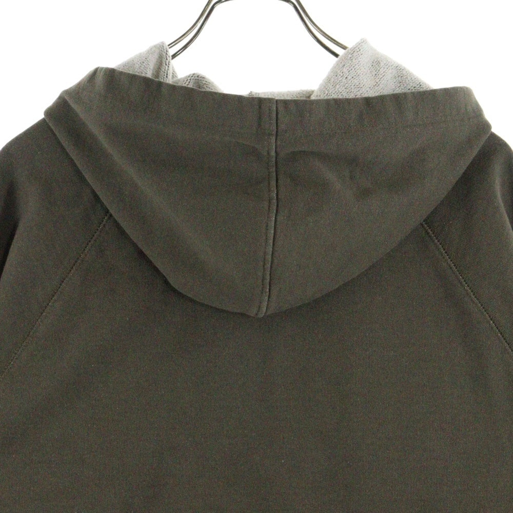 CHROME HEARTS(クロムハーツ) GRP Y NOT PLOV Hoodie ワイノット ヴァーティカルロゴ/ダガー刺繍 スウェットプルオーバーパーカー カーキ