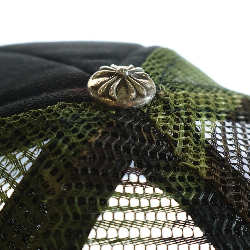 CHROME HEARTS(クロムハーツ) FOTI CLITZEN TRUCKER CAMO CAP フォティ クリッツェン カモ柄トラッカーキャップ 帽子 ブラック/グリーン調