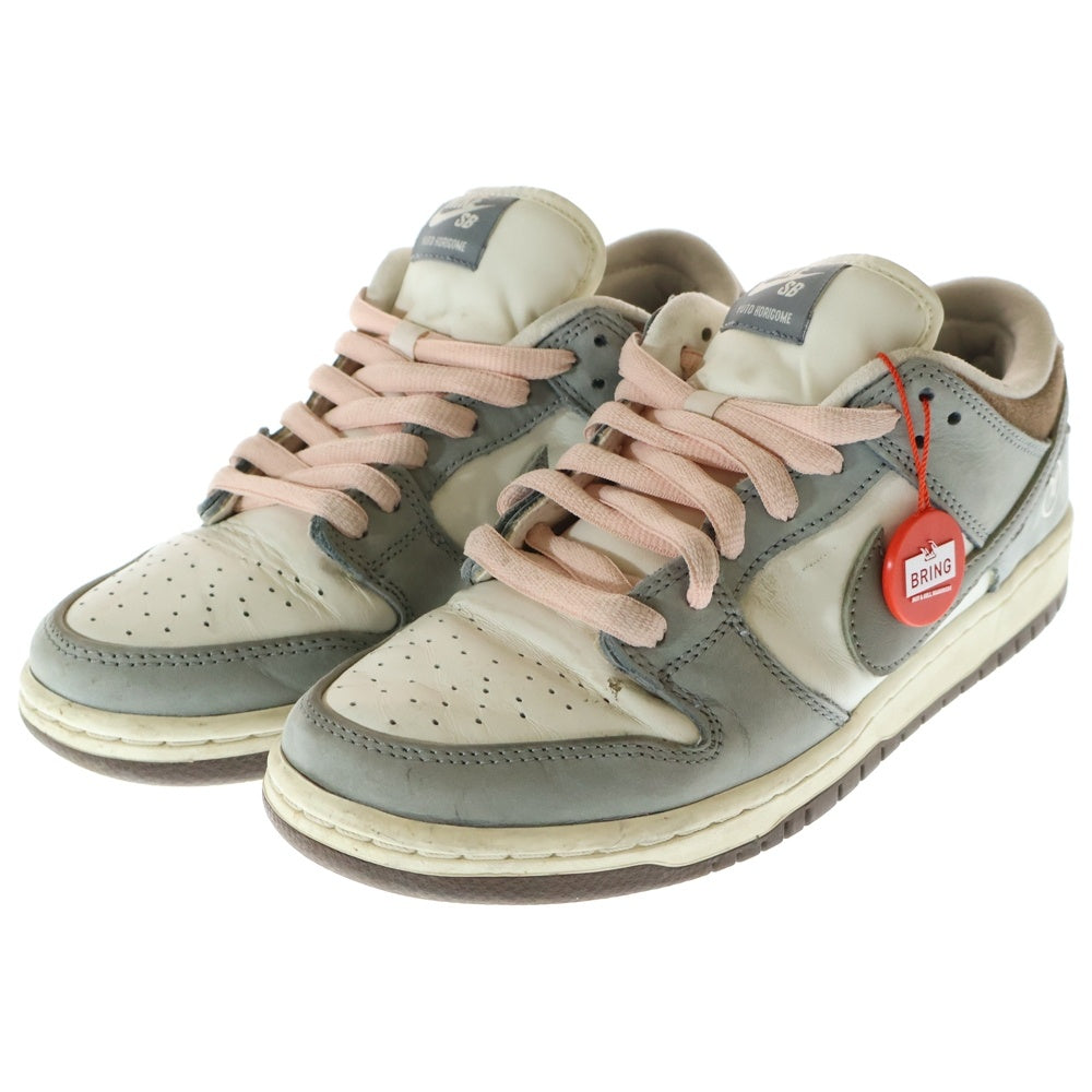 NIKE(ナイキ) ×Yuto Horigome Dunk Low Pro QS Wolf Gray ×堀米雄斗 ダンクロープロ キューエス ウルフグレー US7.5/25.5cm ローカットスニーカー FQ1180-001