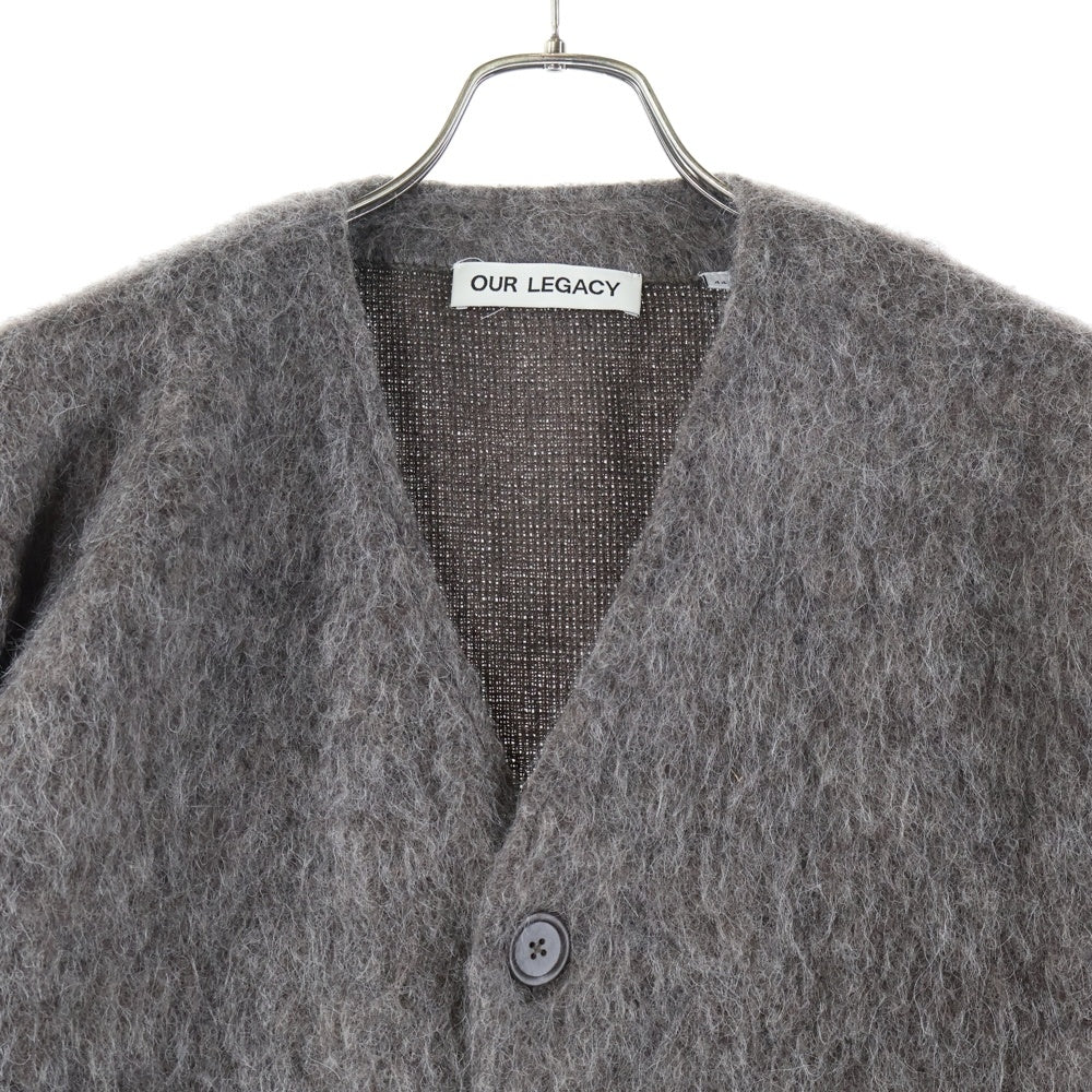 OUR LEGACY(アワーレガシー) MOHAIR CARDIGAN MOLE-GREY モヘア ニットカーディガン ブラウン M4236CM