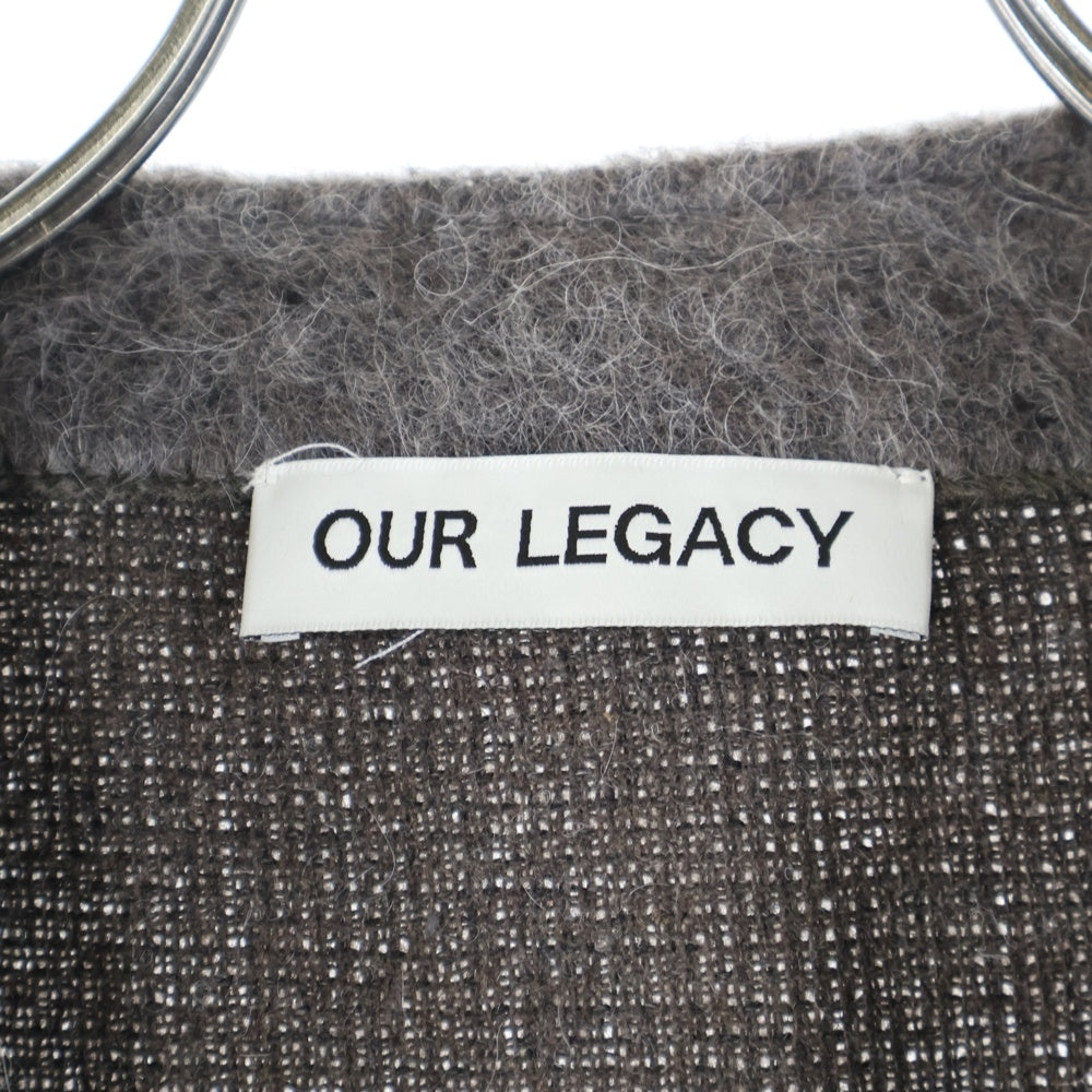 OUR LEGACY(アワーレガシー) MOHAIR CARDIGAN MOLE-GREY モヘア ニットカーディガン ブラウン M4236CM