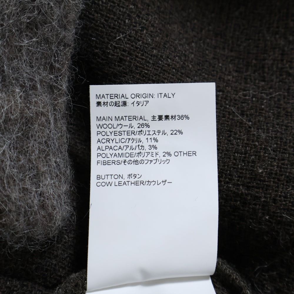 OUR LEGACY(アワーレガシー) MOHAIR CARDIGAN MOLE-GREY モヘア ニットカーディガン ブラウン M4236CM