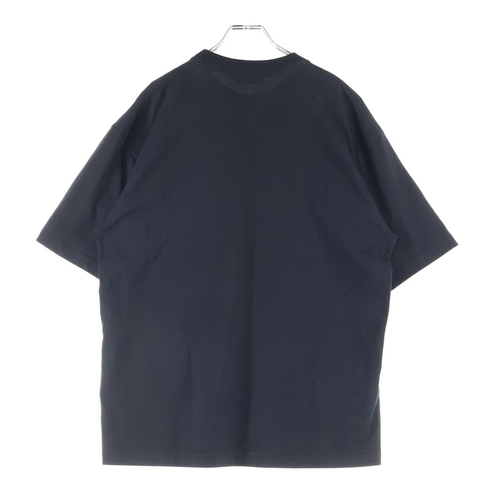 BALENCIAGA(バレンシアガ) Sponsor Logo スポンサーロゴ刺繍 半袖Tシャツ カットソー ブラック 612966 TJVD9