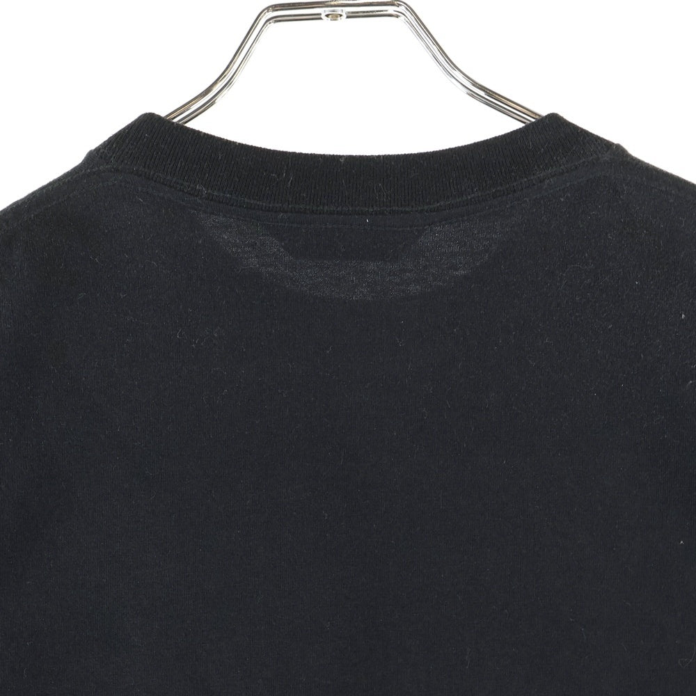 BALENCIAGA(バレンシアガ) Sponsor Logo スポンサーロゴ刺繍 半袖Tシャツ カットソー ブラック 612966 TJVD9