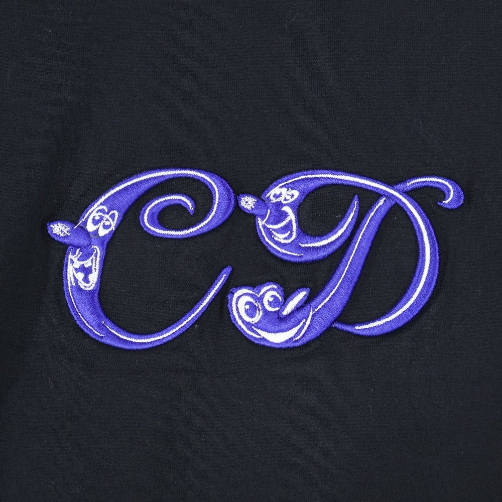Christian Dior(クリスチャンディオール) 21AW ×KENNY SCHARF Logo T-Shirt ケニーシャーフ ロゴ刺繍 クルーネック半袖Tシャツカットソー ブラック 193J697A0677