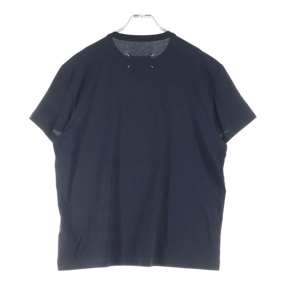 Maison Margiela 10(メゾン マルジェラ) 23SS 反転ミニロゴ刺繍 半袖Tシャツ カットソー ブラック S30GC0701 S22816