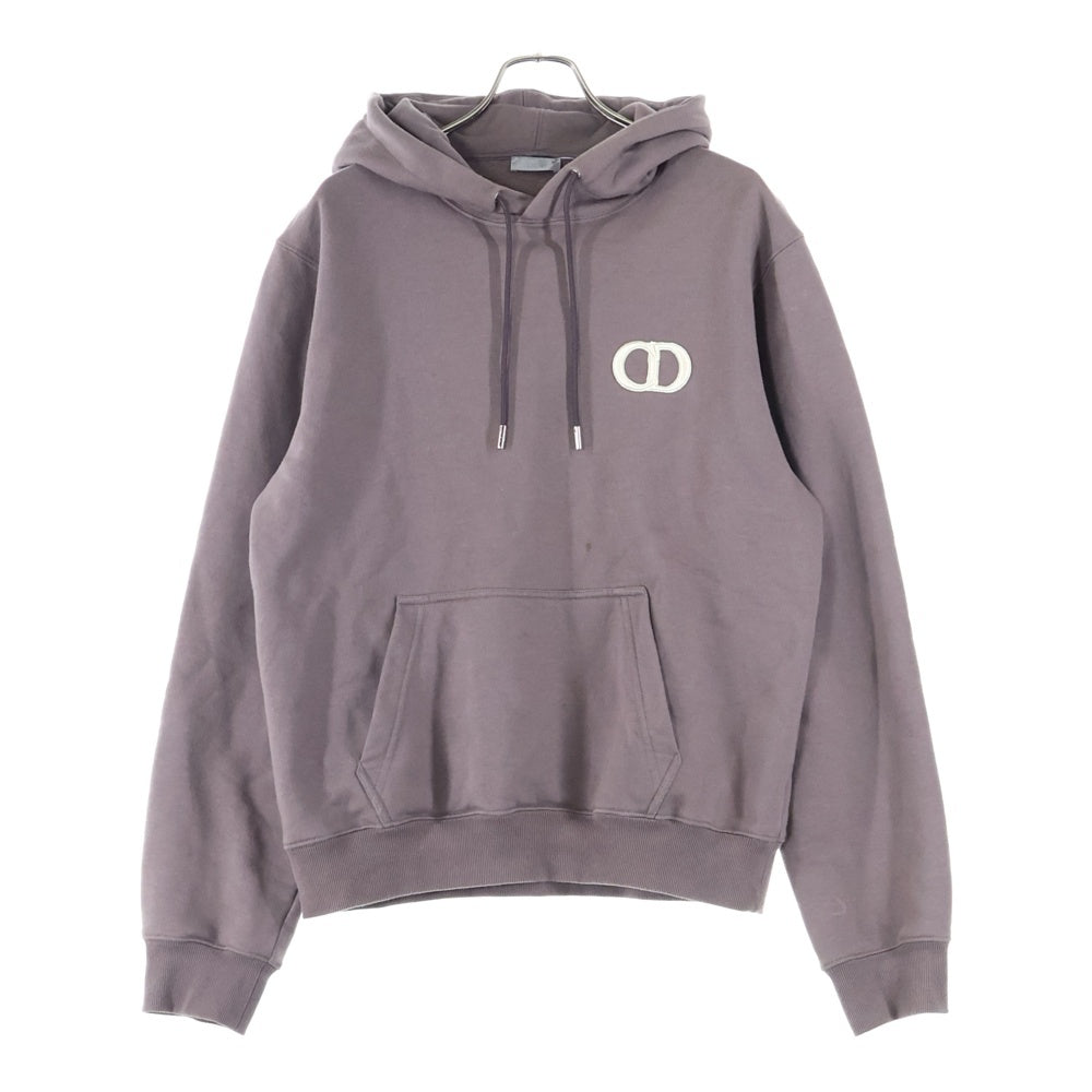 Christian Dior(クリスチャンディオール) CD ICON HOODIE CDアイロン刺繍 スウェット プルオーバーパーカー ブラウン 113J698A0531